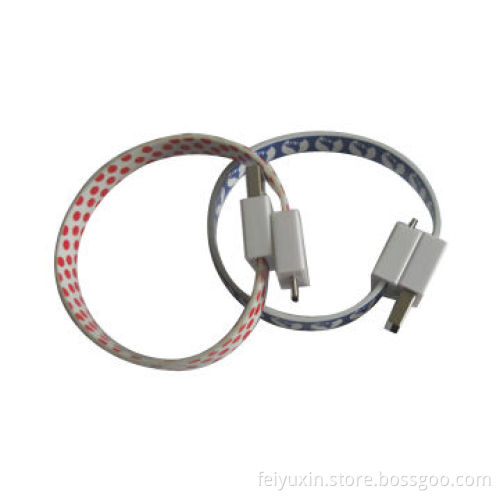 Colorful Wrist Band Style Charging & Data Transmission USB Cable